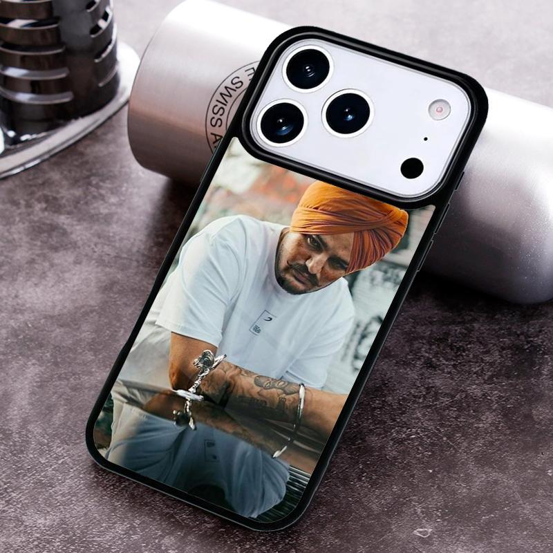 Sidhu Moosewala Phone Case For iPhone 17,16e,15,14,13,12,11,Mini,Pro,MAX soft Silicone Cover