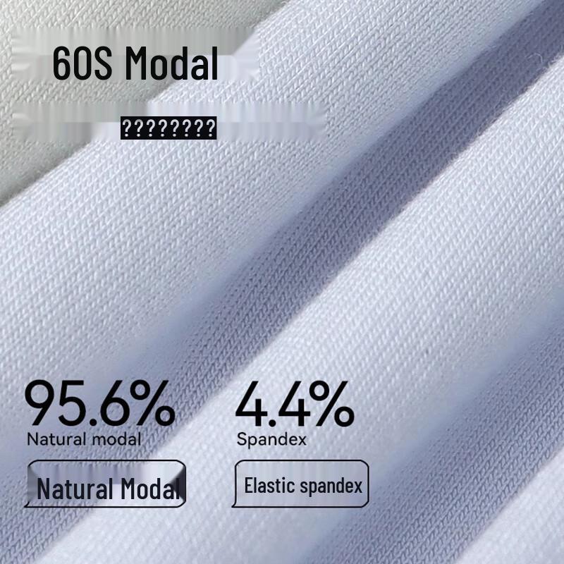 Women's Modal Seamless 7A Antibacterial Mid-Waist Briefs