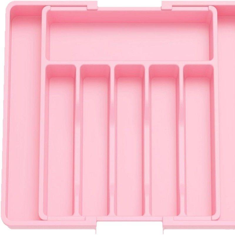 New Expandable Plastic Drawer Cutlery Tray New Floor Knife and Fork Storage Box
