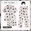 Soft Waxy Rabbit Pajamas Women's Japanese Milk Gentle and Cute Cartoon Girly Casual Short-sleeved Loungewear Three-piece Set
