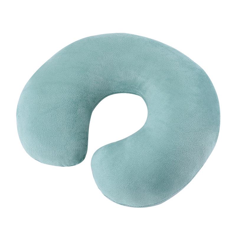 Nackenstütze U-förmiges Samt-Reisekissen