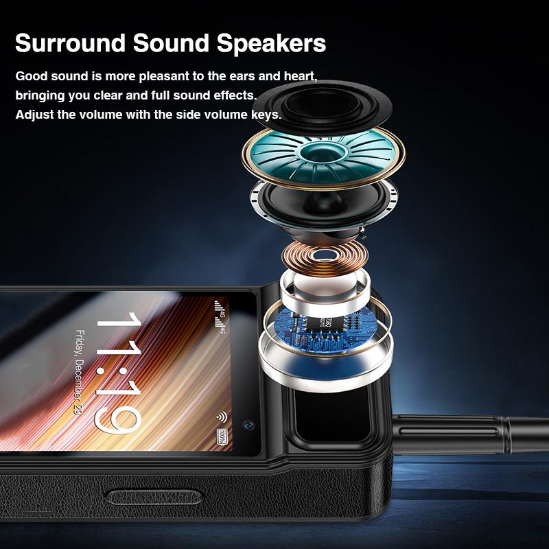 Smartphone W88 Pro Retro 4.0 pollici Android 12.0 Quad-core RAM 2 GB ROM 16 GB 5500 mAh Face ID Type-C Telefono cellulare Dual SIM 4G