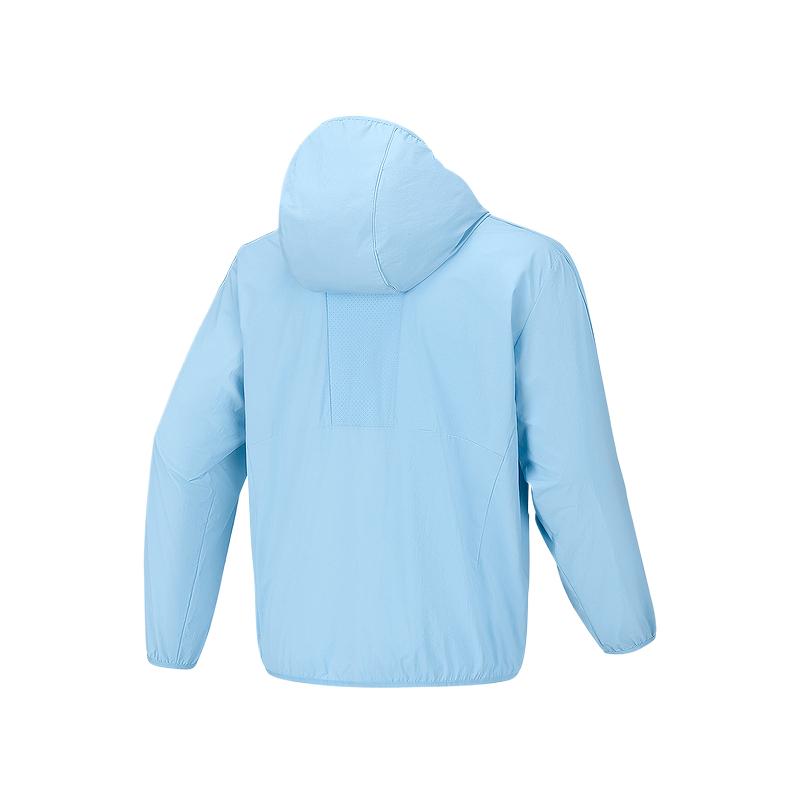 Skechers Solid Color Long Sleeve Hooded Jacket Men jackets P326M001-01CQ