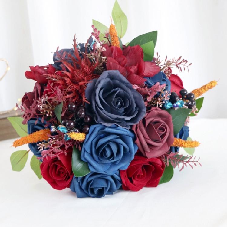 Artificial Flower Arrangements Artificial Flower Bouquets for Ceremony, Wedding Party Decorations, Table Centerpieces