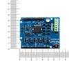 Die Arduino L298P Motortreiber-Erweiterungsplatine kann direkt an Arduino UNO-, Leonardo- und Mega2560-Boards angeschlossen werden.