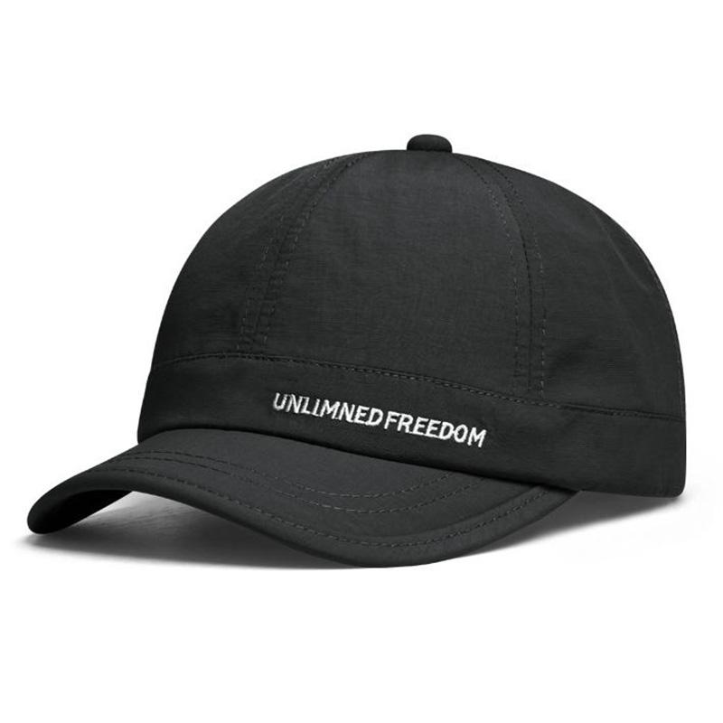 

Retro quick-dry short-brim sun hat, summer outdoor lightweight baseball cap, sun-protection duckbill cap Adjustable