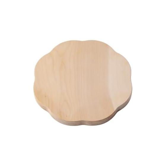 woodpecker Ginkgo Cutting Board, Wooden, Made in Japan, Natural Wood, Ginkgo Tree Cutting Board, Flower (M)