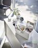 Tower Makeup with Cosmetic Large Easy to Stylish Box, White, Mirror, Box, Handle, Portable, Capacity, Use, Compact, Slim,