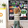 Educational Circle Time Center Pocket Chart Learning Weather Letter Number Calendar Pocket Chart for Classroom Wall