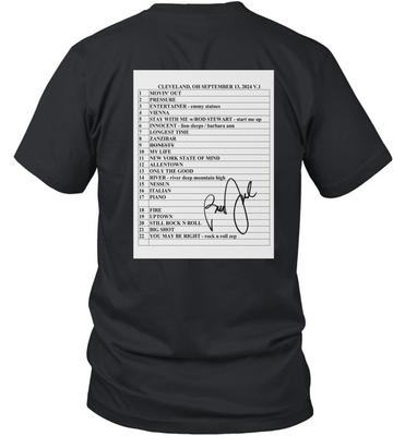Billy Joel Sept 13 2024 Cleveland Concert Artist Shirt Unisex T-Shirt