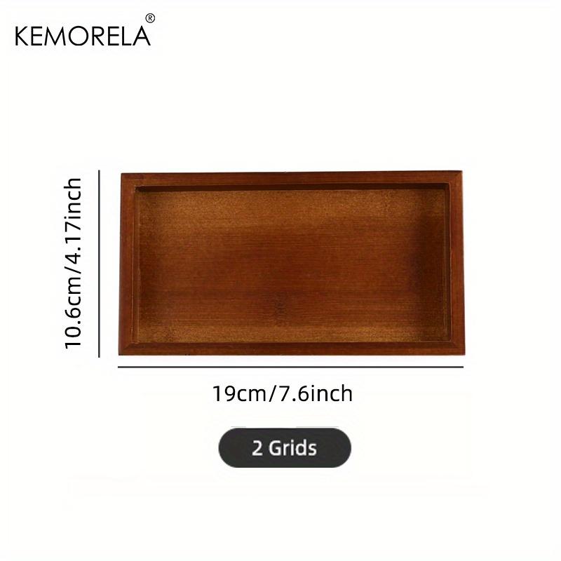 Bamboo Wooden Rectangular Tea Tray Solid Wood Tray Tea Cup Trays Stand Tray Wooden Hotel Dinner Plate Storage Tray Tableware