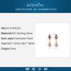 Tancise Elegant Drop Earrings 925 Silver with Crystal Zircon Earring for Women Wedding Party Gift