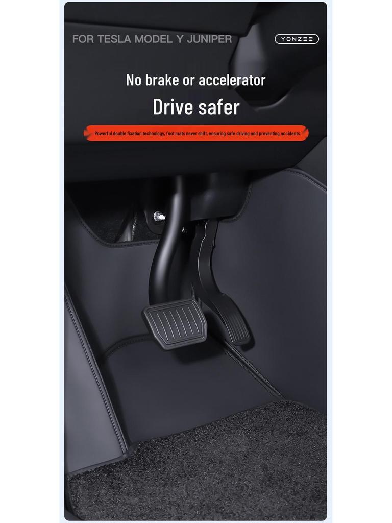 Custom Floor & Trunk Mats for Tesla Model 3/Y - Interior Protection Accessories