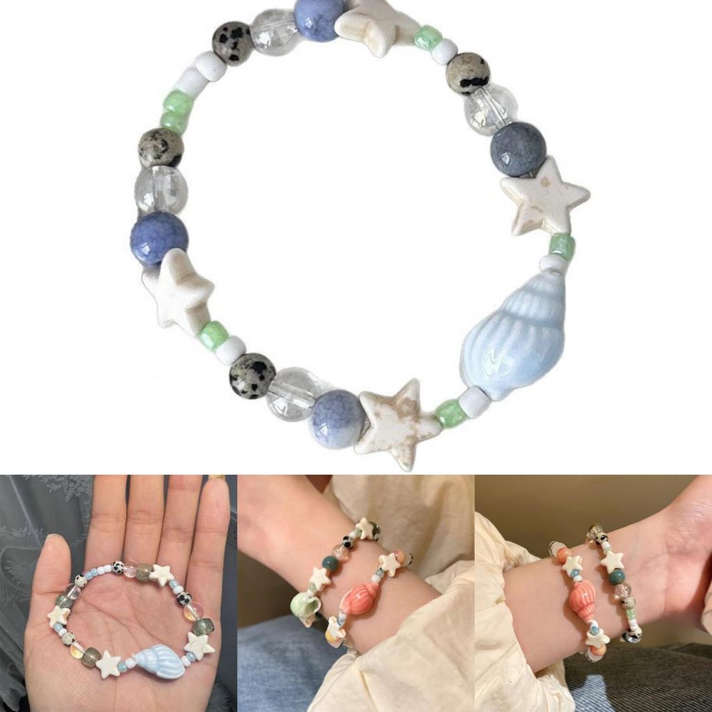 Summer 2025 Boho Style Hand Jewelry With Star Design And Shell Decor For Women