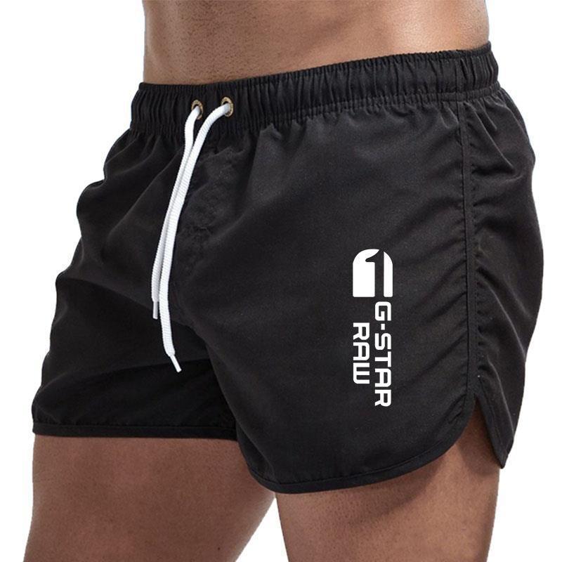Herren Sommer Mehrfarbige Dreiviertel Strand- & Sporthosen