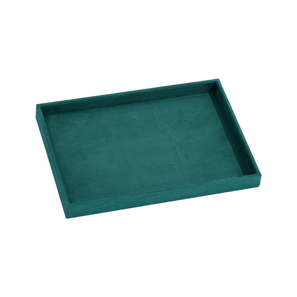 Anti-corrosion Velvet Cloth Made Jewelry Display Tray For Bracelets Rings And Necklaces Pedants Grey
