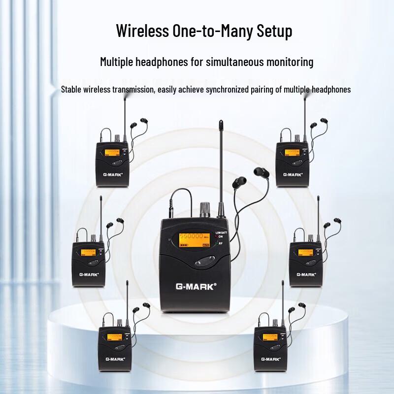 G-MARK G5000 Dual-Channel Wireless In-Ear Monitor System