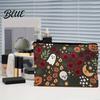 Festive Halloween Organizer Storage Bag with Pattern Printed Smooth Zipper Durable Bag Canvas Makeup Large Capacity Travel Cosmetic Pouch Witch