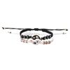 Alloy Tai Chi Bagua Hand-Woven Couple Bracelet Set