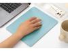 Anti-Slip Solid Color Leather Mouse Pad - Simple Desk Mat