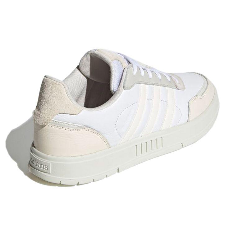 adidas Scarpe da Skate Neo Courtmaster in Pelle Sintetica Resistenti Basse Unisex Sneakers Bianco Sporco FW2894
