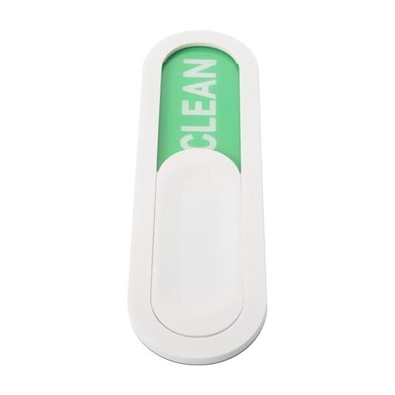 Happyyami Dishwasher Clean Dirty Magnetic Sign Magnet Indicator Made of ABS Material Acrylic White Cleaning Goods Convenient for Home and Kitchen Use