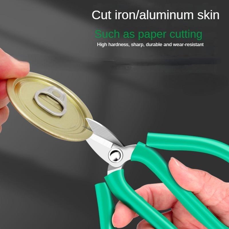 1Pc Professional Golden And Silver Jewelry Scissors with Reinforced Rivets And Heat-Treated Cutting Edge - Industrial Carbon Steel