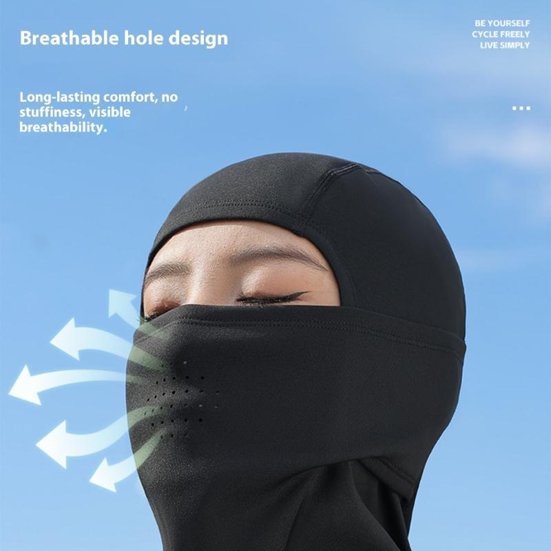 Outdoor Cycling Head Cover Ski Mask Hiking Scarves Windproof Fleece Balaclava Hat Full Face Mask Hooded Neck Warmer