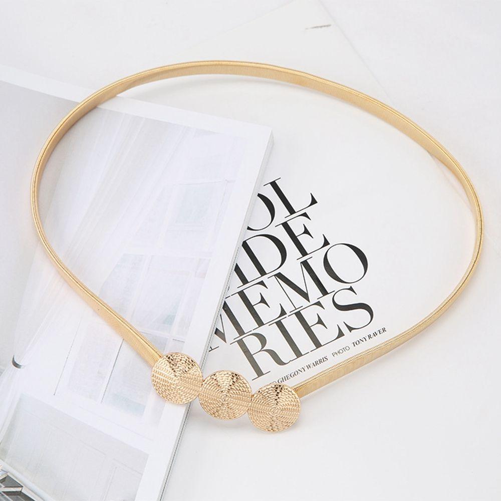 Accessories Gold Waist Corset Chain Belts Metal Waist Belts Women Waist Chain Metal Elastic Belt