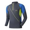 Outdoorowe szybkoschnące ubrania Męski T-shirt Wspinaczka Elastyczność Oddychający Stój z półzamkiem Jesień Długi rękaw Top