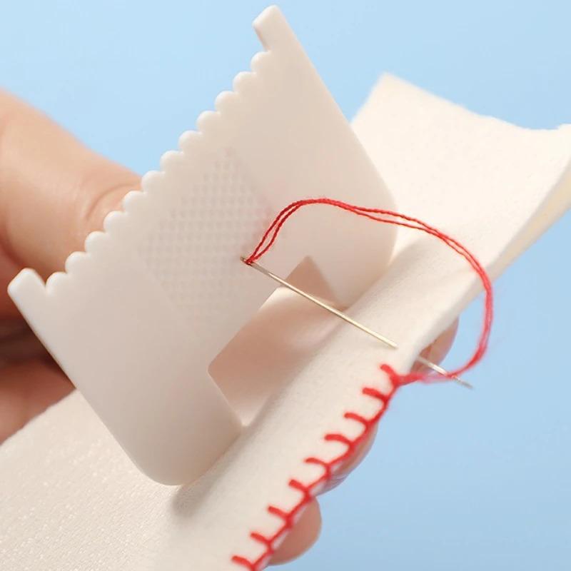 2pcs Multi-Function Sewing Thread Lockstitch Tool Handmade DIY Sewing Template Assistant Mending Household Hemming Helper