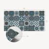 Set of Vinyl Tiles with Pattern for Kitchen Living Room Mosaic Checkered Patterns 6X60X30 Cm