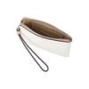 New COACH Wristlet Leather Wrist Bag Coin Purse, Clutch Small Women's White CA070-IMCAH