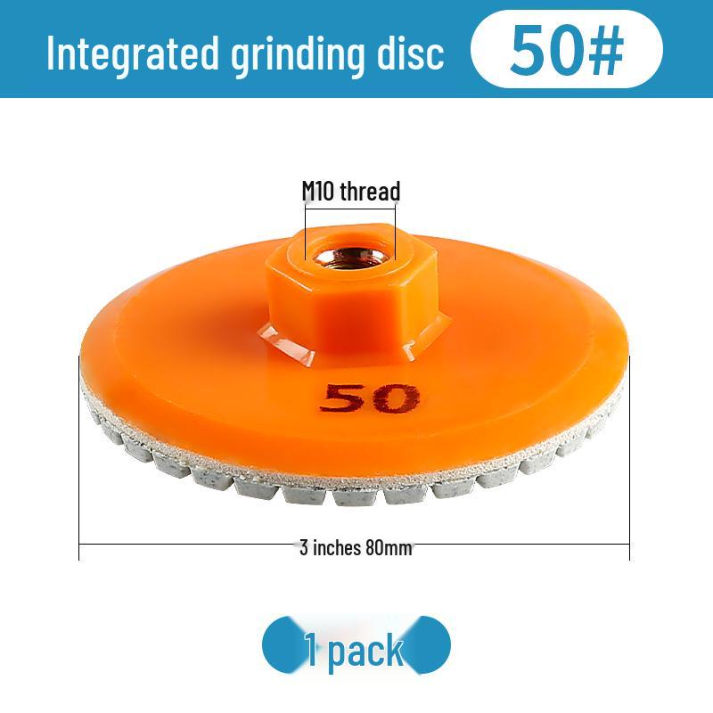 Integrated Tile Edge Grinding & Polishing Disc for Stone, Marble, Quartz, Chamfering, and Dry Trimming