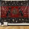Home Old Culture Retro Wall Decoration Ancient Egypt Tapestry Mystical Symbols Tapestry Wall Hanging Cloth