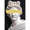 Famous Painting Funny David Portrait Sculpture Canvas Paingtings Wall Art Living Room Bedroom Mural Decorative Poster and Prints