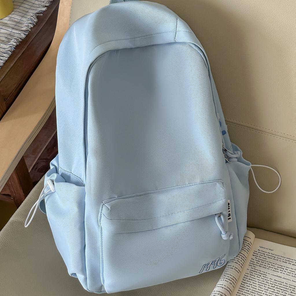 Schoolbag New High-value Backpack Large-capacity Junior High School Student Schoolbag Women's Simple Versatile Travel Backpack
