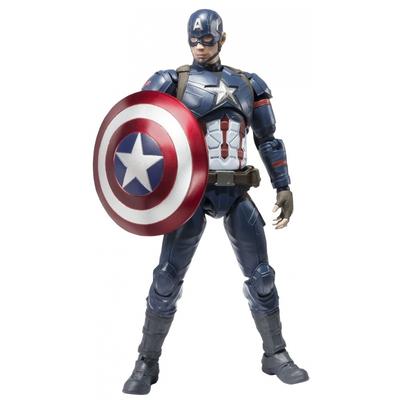 SHFiguarts Captain America (Bürgerkrieg) Ca.. 150 mm große, bewegliche Figur aus ABS und PVC, bemalt