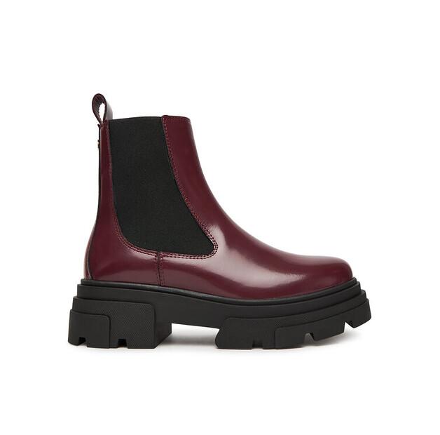 Shiny Chelsea Boots Tommy Hilfiger FW0FW09042, Brown