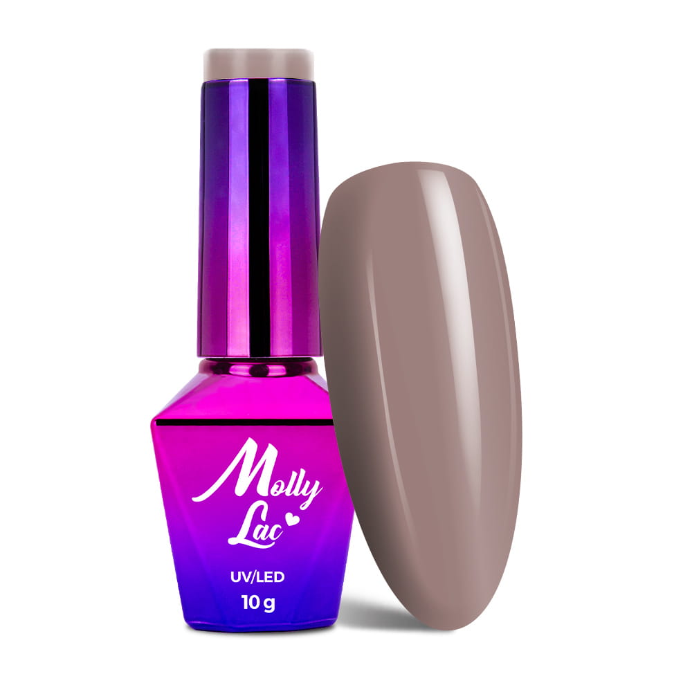 Lakier Hybrydowy Led/Uv Gel Polish Mollylac Delicate Woman Nr 62 Cappuccino 10 G
