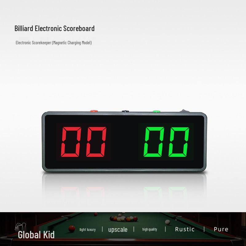 Portable Electronic Scoreboard for Billiards, Table Tennis, Basketball, Badminton