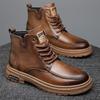 Herbst neue Retro Martin Stiefel Herren High-Top Britisch vielseitig lässig lang hochwertige Stiefel