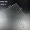 BBQ-Grillrost aus 304 Edelstahl mit Griff