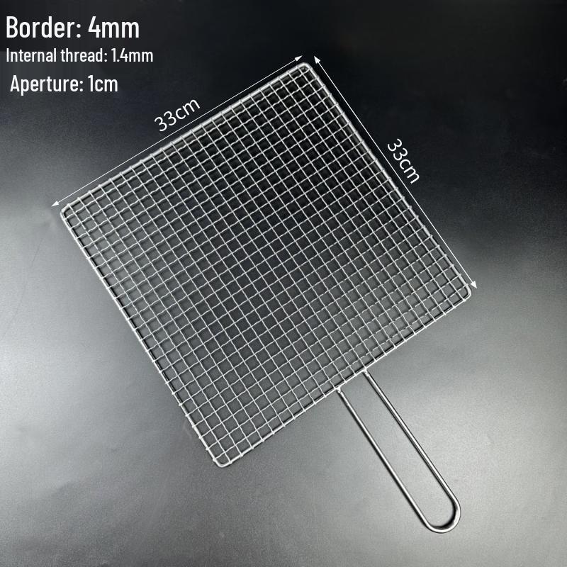 304 Stainless Steel BBQ Grill Mesh with Handle