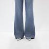 ONLY Women's Retro High-Waist Slimming Flared Jeans