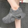 Leder-Plateau-Dad-Schuhe Frühherbst Neu Ultra-Leichte Laufschuhe Atmungsaktive Kleine Sneaker