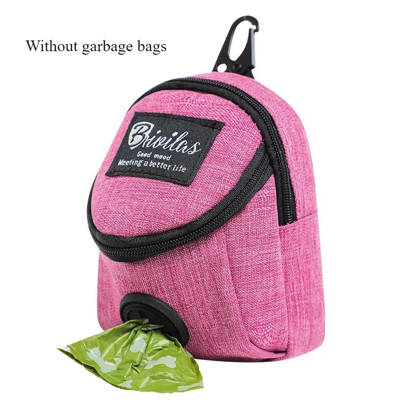 Przenośna torba na smakołyki dla psów Outdoor Pet Dog woreczek na smakołyki dla szczeniaka przekąska nagroda talia torba dozownik worek na odchody dla psów akcesoria dla zwierząt