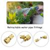 2Pcs Garden Expandable Hose Repair Kits Aluminium Faucet Adapter Water Hose Connector Expandable Garden Hose Repair