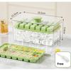 Press Ice Tray Bucket 28/56 Grids Ice Cube Mold Portable Ice Box Ice Cube Tray Multifunctional Ice Maker with One-touch To Relea