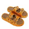 New Double Buckle Shoes Women's Casual Outer Wear Home Summer Cool Slippers European and American Large Size Rhinestone Platform Slippers
